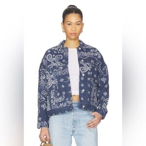 Like new free people opal swing printed jacket